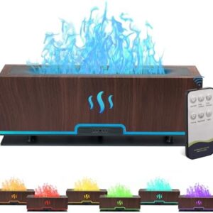 200ml Dark Brown 7-Color Aroma Diffuser Humidifier for Home Use
