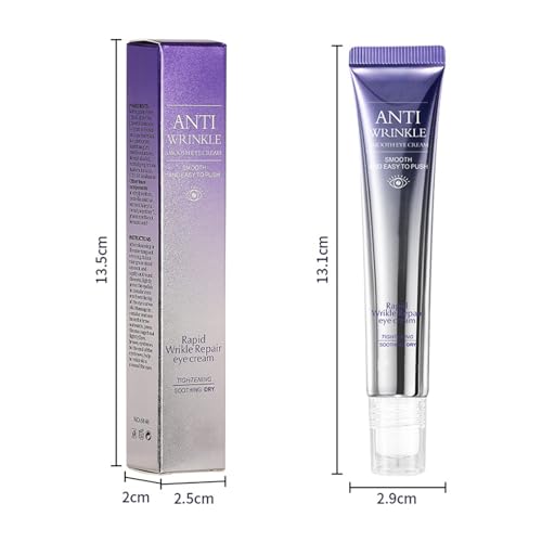 20g Eye Cream for Dark Circles with 3 Roller Applicators - Image 2