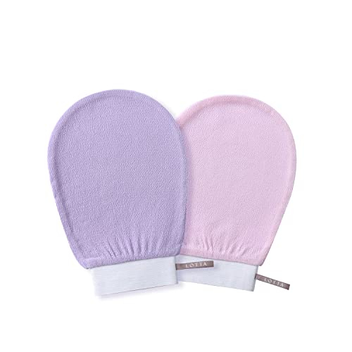 ?2Pcs Exfoliating Gloves for Men & Women?