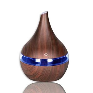 300ml Wood Grain Aromatherapy Diffuser with Timer and Auto Shut-Off Feature