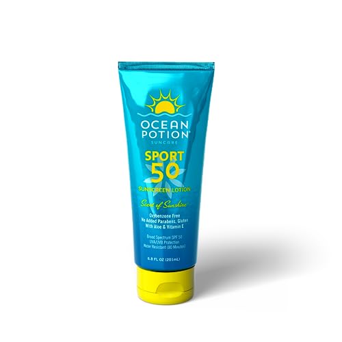 Ocean Potion Sport Sunscreen Lotion SPF 50, 6.8 oz for All Outdoor Activities