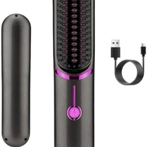 Travel-friendly Electric Hair Straightening Brush