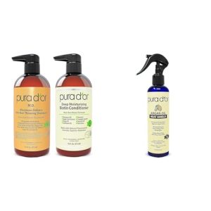 PURA D?OR Biotin Set with Heat Shield Spray