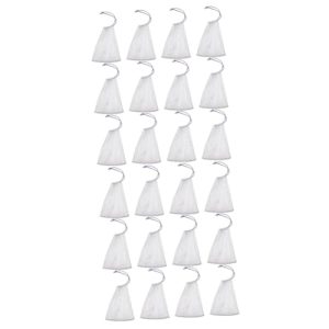 80 Pcs Mesh Exfoliating Soap Pouches with Drawstring for Travel and Cleaning, Large Size