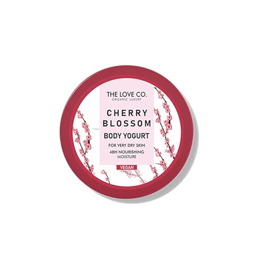 Cherry Blossom Body Yogurt 200ml Hydrating Moisturizer for Soft, Supple Skin