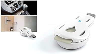 USB Aroma Diffuser with 5 Refill Pads (White) - Image 3