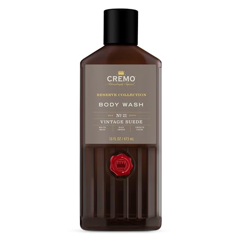 Cremo Vintage Suede Body Wash, Men, 16 Fl Oz