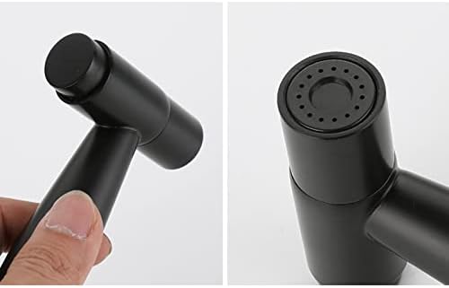 Black Handheld Bidet Sprayer for Toilet Cleaning - Image 8