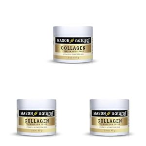 MASON NATURAL Collagen Skin Cream ? 2 OZ (Pack of 3)