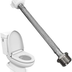 12 Inch Toilet Supply Hose Extension 7/8 Male to Female Connector for TOTO Washlet