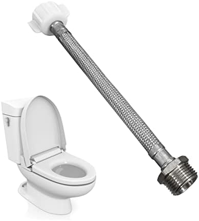 12 Inch Toilet Supply Hose Extension 7/8 Male to Female Connector for TOTO Washlet