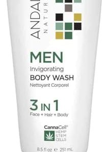 Andalou Naturals CannaCell MEN Body Wash, 8.5 oz.