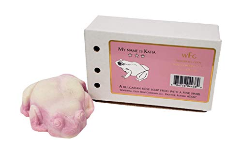 Rose vegan soap with shea butter.