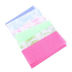 6pcs Set Long Soft Exfoliating Back Towels for Skin Cleaning Beauty Care Durable
