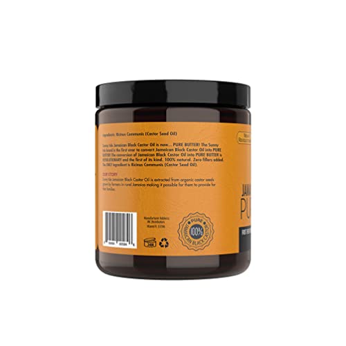Sunny Isle 8oz Black Castor Oil Hair Butter Moisturizing Conditioning Formula - Image 4