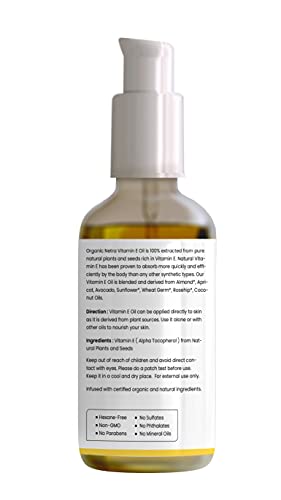 Netra Organic Vitamin E Oil ? 1.01 Oz - Image 2