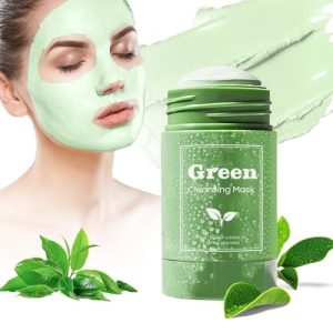 Green Tea Clay Mask for Blackhead Removal and Skin Brightening 4 oz - New
