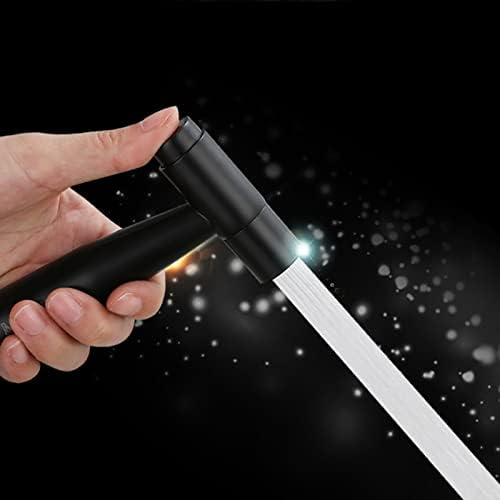 Black Handheld Bidet Sprayer for Toilet Cleaning - Image 4