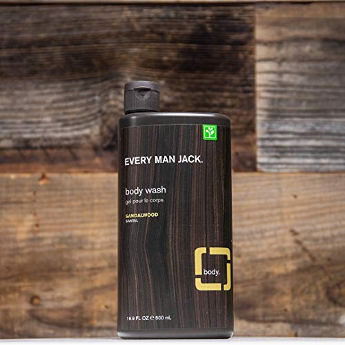 Every Man Jack Sandalwood Body Wash Twin Pack, 16.9 oz - Image 6