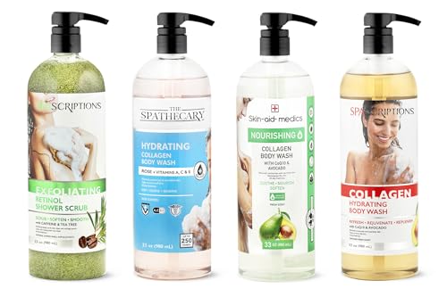 Spascriptions 33 fl oz Exfoliating Retinol Shower Scrub with Caffeine and Tea Tree - Image 5