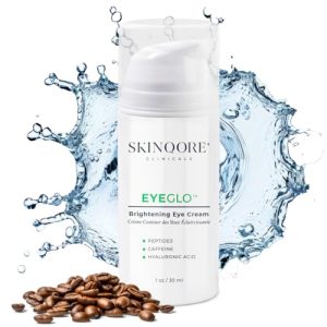 EyeGLO Caffeine Eye Cream 1 Oz Hydrating Formula for Dark Circles