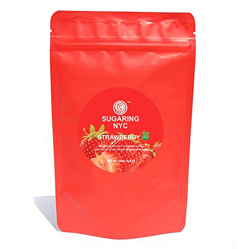 Sugaring NYC Strawberry Body Scrub 8 oz Natural Exfoliating Skin Care - Image 4