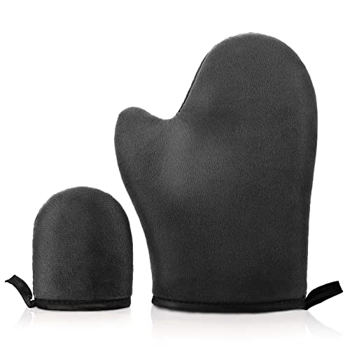 Sibba 2 Pack Self Tanning Mitt for Body/Face
