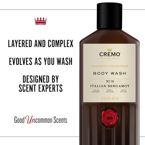 Cremo Italian Bergamot Body Wash, Men, 16 Fl Oz - Image 3
