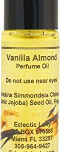 Vanilla Almond Essential Oil Roll-On Perfume, 1 Oz, All-Day Scent