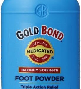 Gold Bond Maximum Strength Foot Powder 4 oz for Odor and Moisture Control