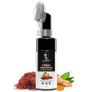 Ubtan Turmeric Saffron Foaming Face Wash 150ml for Radiant Glowing Skin