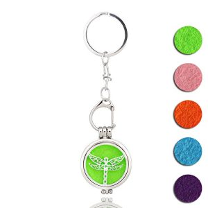 Dragonfly Essential Oil Keychain Diffuser Charm Pendant
