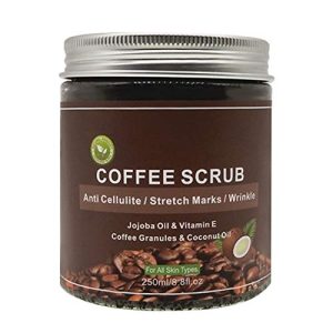 250ml Coffee Body Scrub Cream for Exfoliation and Dead Skin Cell Removal