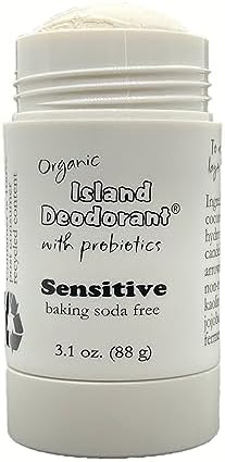 Gentle Deodorant Stick: Baking Soda Free, Probiotics, Natural - Image 3