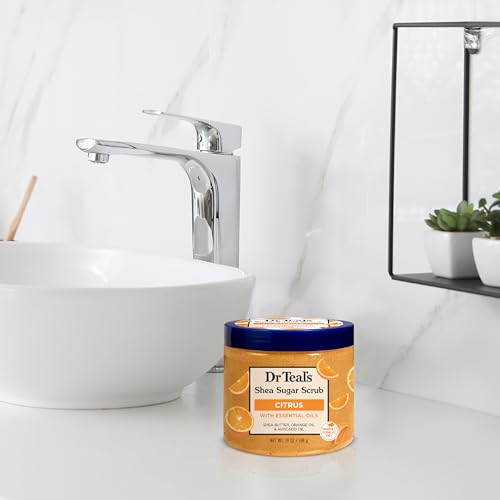 Dr Teal's 19 oz Citrus Shea Sugar Scrub 3-Pack with Vitamin C - Image 6