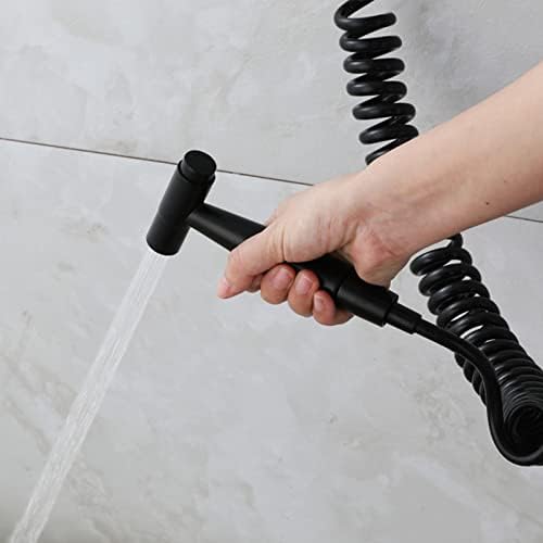 Black Handheld Bidet Sprayer for Toilet Cleaning - Image 5