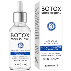 Instant Tightening Botox Face Serum with Vitamin C & E for Anti-Aging, 1 oz