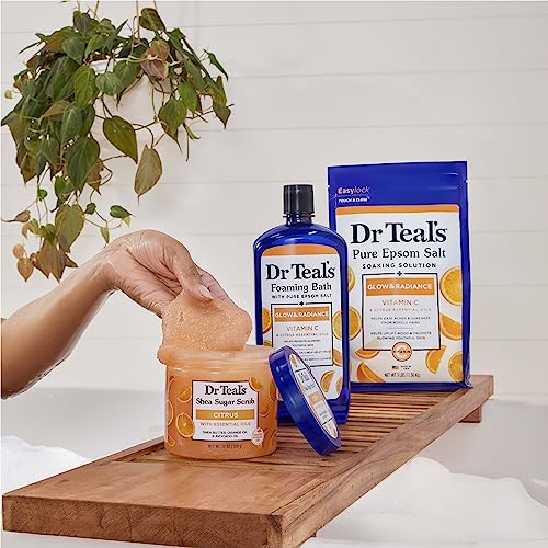 Dr Teal's 19 oz Citrus Shea Sugar Scrub 3-Pack with Vitamin C - Image 8