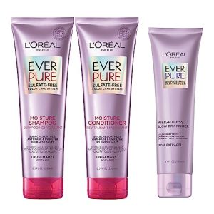 L'Oreal EverPure Color-Treated Hair Care Set with Blow Dry Primer 2-Piece Value Bundle