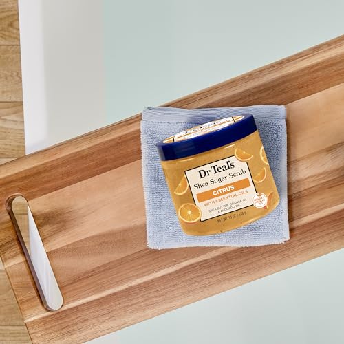 Dr Teal's 19 oz Citrus Shea Sugar Scrub 3-Pack with Vitamin C - Image 5