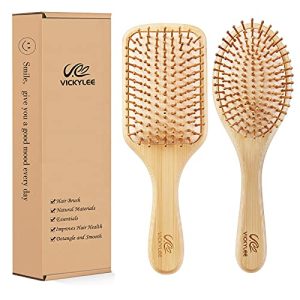 Bamboo Hair Comb Set for All Hair Types