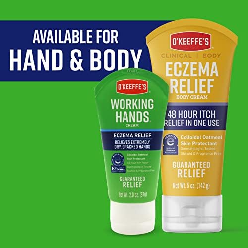 O'Keeffe's Eczema Relief Hand Cream 2 oz Tube for Dry Itchy Hands Single Pack - Image 6