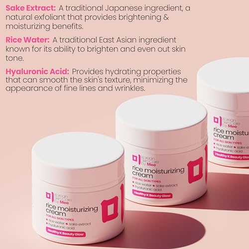 Sake Extract Organic Rice Cream Moisturizer 2oz for Deeply Hydrated Skin - Image 4