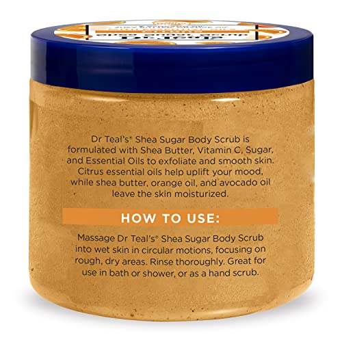Dr Teal's 19 oz Citrus Shea Sugar Scrub 3-Pack with Vitamin C - Image 11