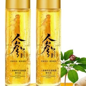 Ginseng Wrinkle Serum Set for Anti-Aging - 2 Piece Skincare Kit