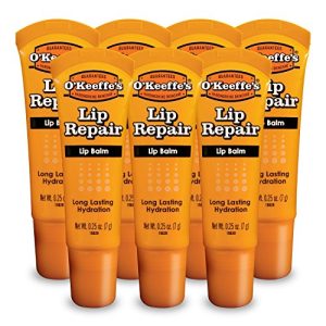 O?Keeffe?s Unscented Lip Repair Balm, 7-Pack for Cracked Lips
