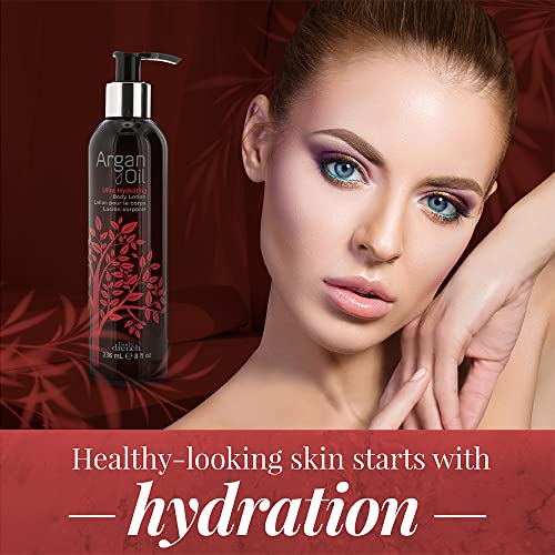 Body Drench Argan Oil Ultra Hydrating Lotion for Dry Skin, 8 fl oz - Image 3