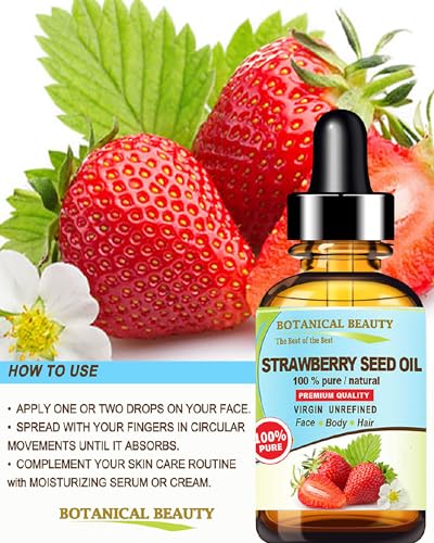 Strawberry Seed Oil ? 100% Pure Cold Pressed, 0.5 oz. - Image 5