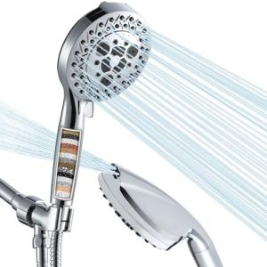 High Pressure Filtered 10-Setting Handheld Shower Head