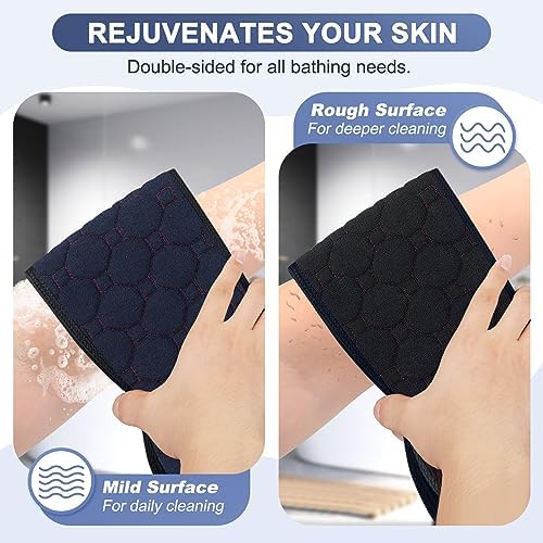 39-Inch Double-Sided Exfoliating Back Scrubber with Easy Grip Handles for All Users - Image 4